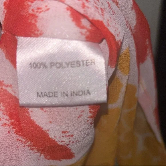 Red and Orange Zebra Print Kaftan - Picture 3 of 3